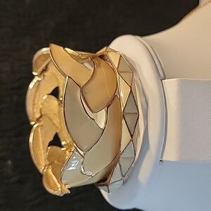 Set of 2 Vintage Enamel Painted Bracelets